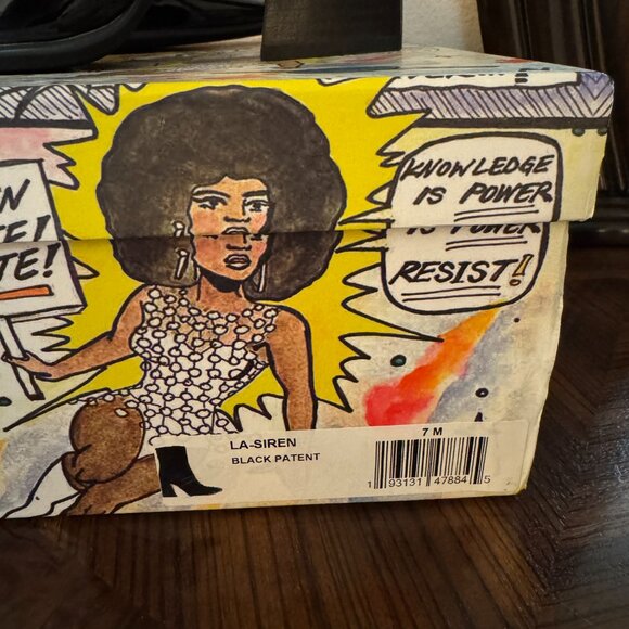 Jeffrey Campbell LA-SIREN PATENT Boots - NEW WITH BOX - Picture 13 of 13